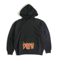 Drew House Flame Alphabet Logo Unisex Black DR0261