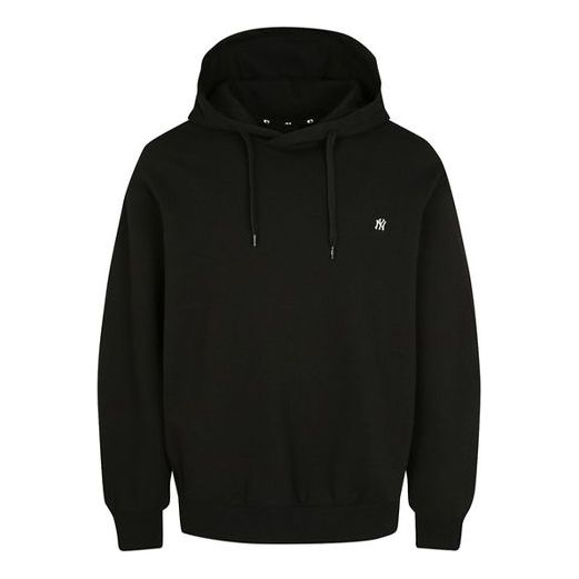 MLB Embroidered Small Label Logo hooded Loose Embroidered Athleisure Casual Sports Long Sleeves Unisex Black 31HD01941-50L