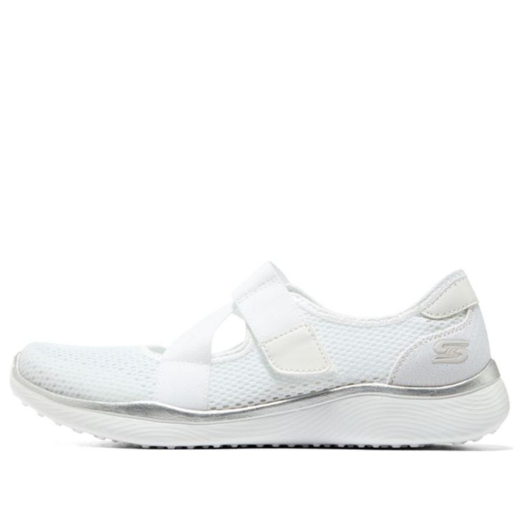 (WMNS) Skechers Casual Comfy Shoes 'White' 896097-WSL