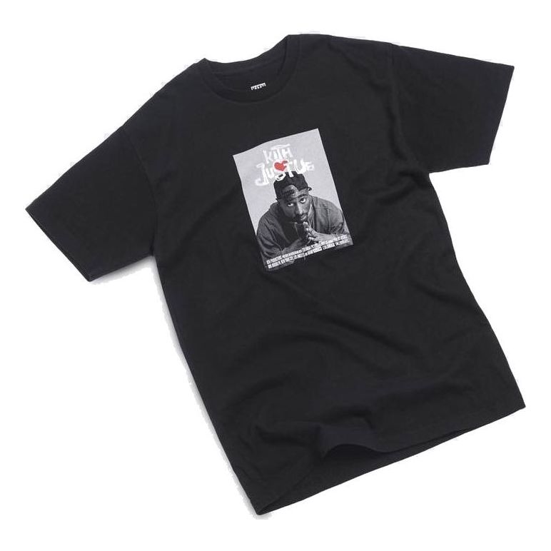 KITH X Poetic Justice 2Pac Poster Crossover Black Short Sleeve KH-FW18-014