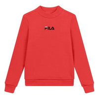 (WMNS) FILA Embroidered LOGO Minimalistic High Collar Red F11W018202F-RD