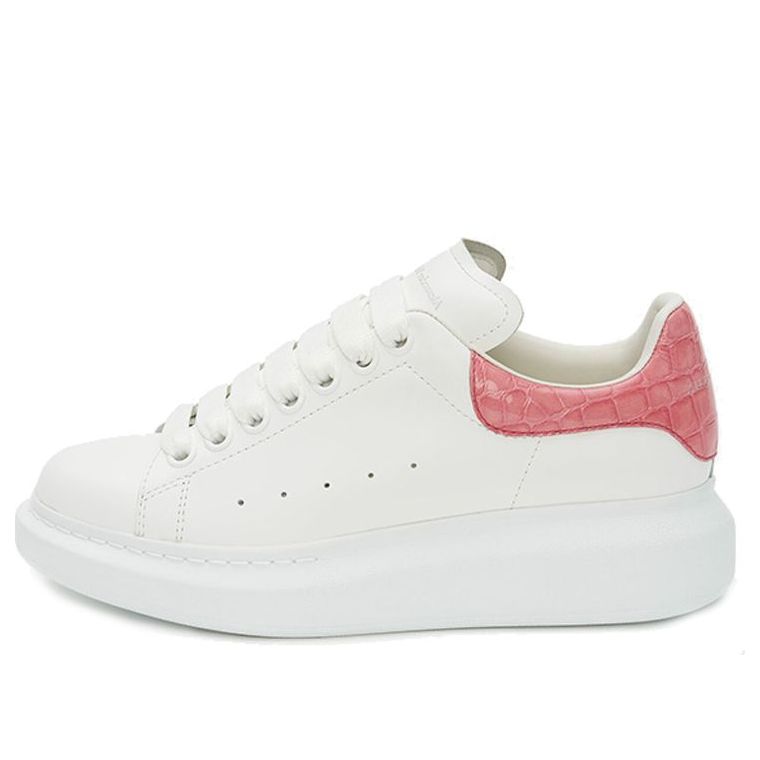 (WMNS) Alexander McQueen Oversized Sneaker 'White Bloom' 553770WHXMY9137