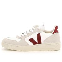 Veja V-10 B-Mesh 'White Natural Marsala' VX011314B