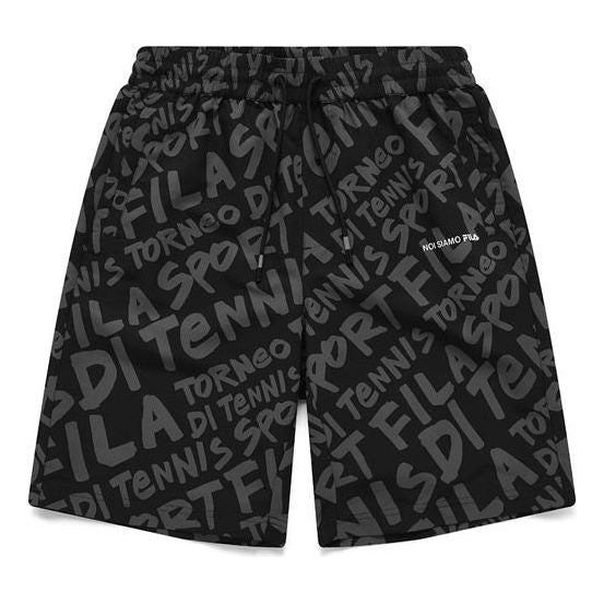 FILA FUSION Woven Sports Shorts Black T11M121807F-BK