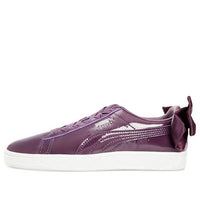 (GS) PUMA Basket Bow Glam Leisure 'Purple' 368224-02