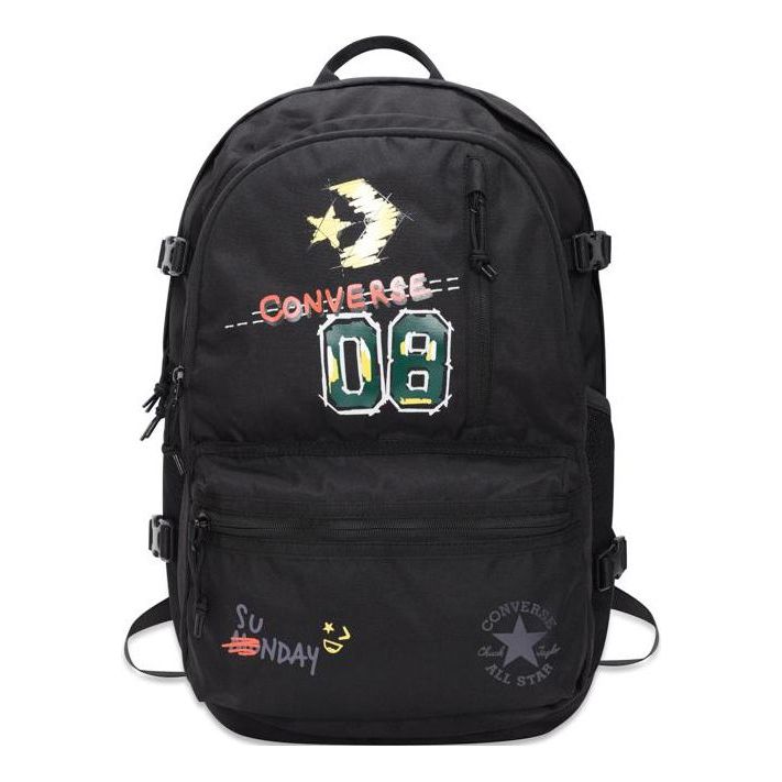 Converse Straight Edge Backpack 'Black' 10024938-A01