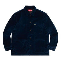 Supreme SS20 Week 1 Velvet Chore Coat 'Black' SUP-SS20-218