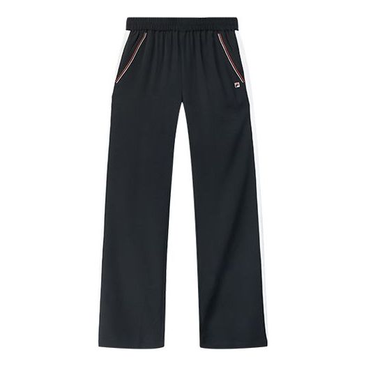 (WMNS) FILA Side Stripe Woven Athleisure Casual Sports Pants Blue F11W021808F-NV