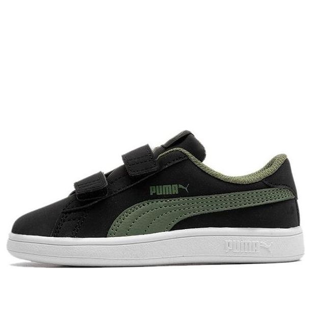 (PS) PUMA Smash V2 Buck V Ps Leisure Board Shoes Black/Green 365183-11