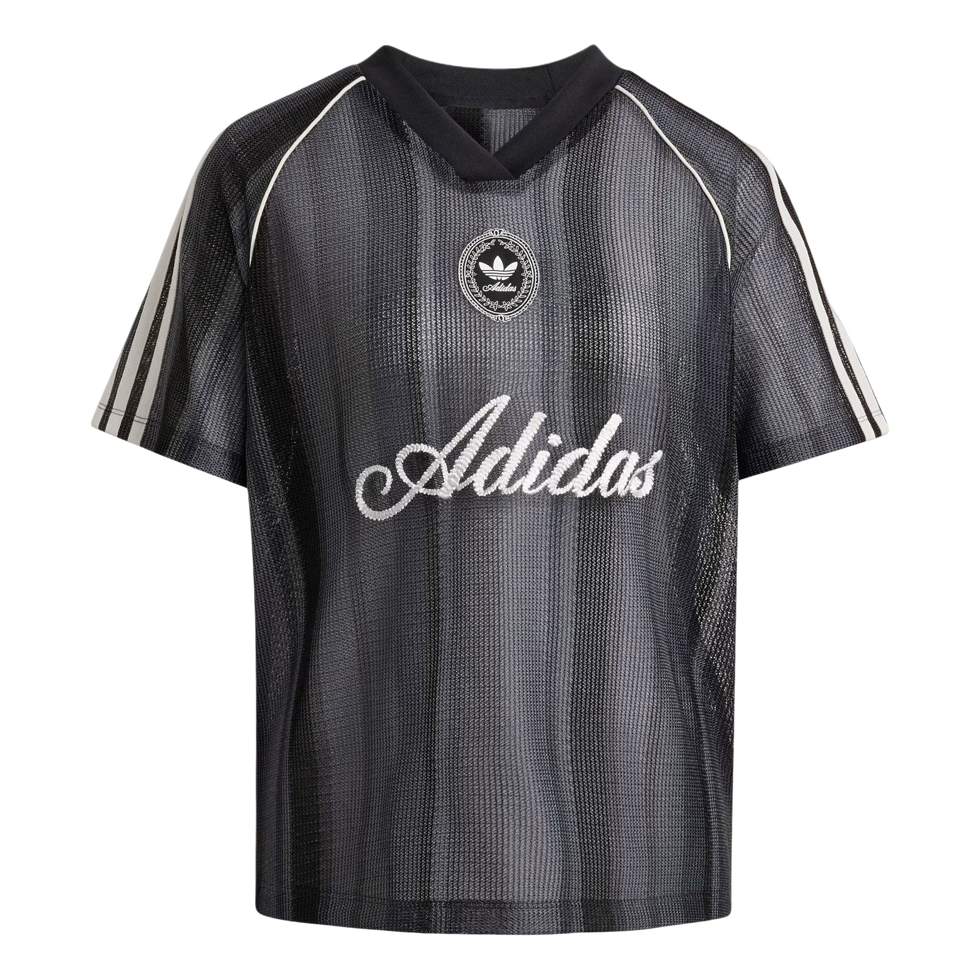 (WMNS) adidas Summer Glow Knitted Oversized Jersey Asia Sizing 'Black' KY3163
