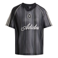 (WMNS) adidas Summer Glow Knitted Oversized Jersey Asia Sizing 'Black' KY3163