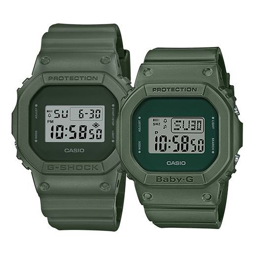 CASIO G-Shock & Baby-G Set 'Green' BGD-560ET-3PR+DW-5600ET-3PR