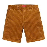 Supreme SS19 Rope Corduroy Work Short Cargo Shorts Unisex Brown SUP-SS19-10057
