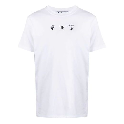 Off-White SS21 Pattern Printing Round Neck Short Sleeve Ordinary Version White OMAA027S21JER0070125