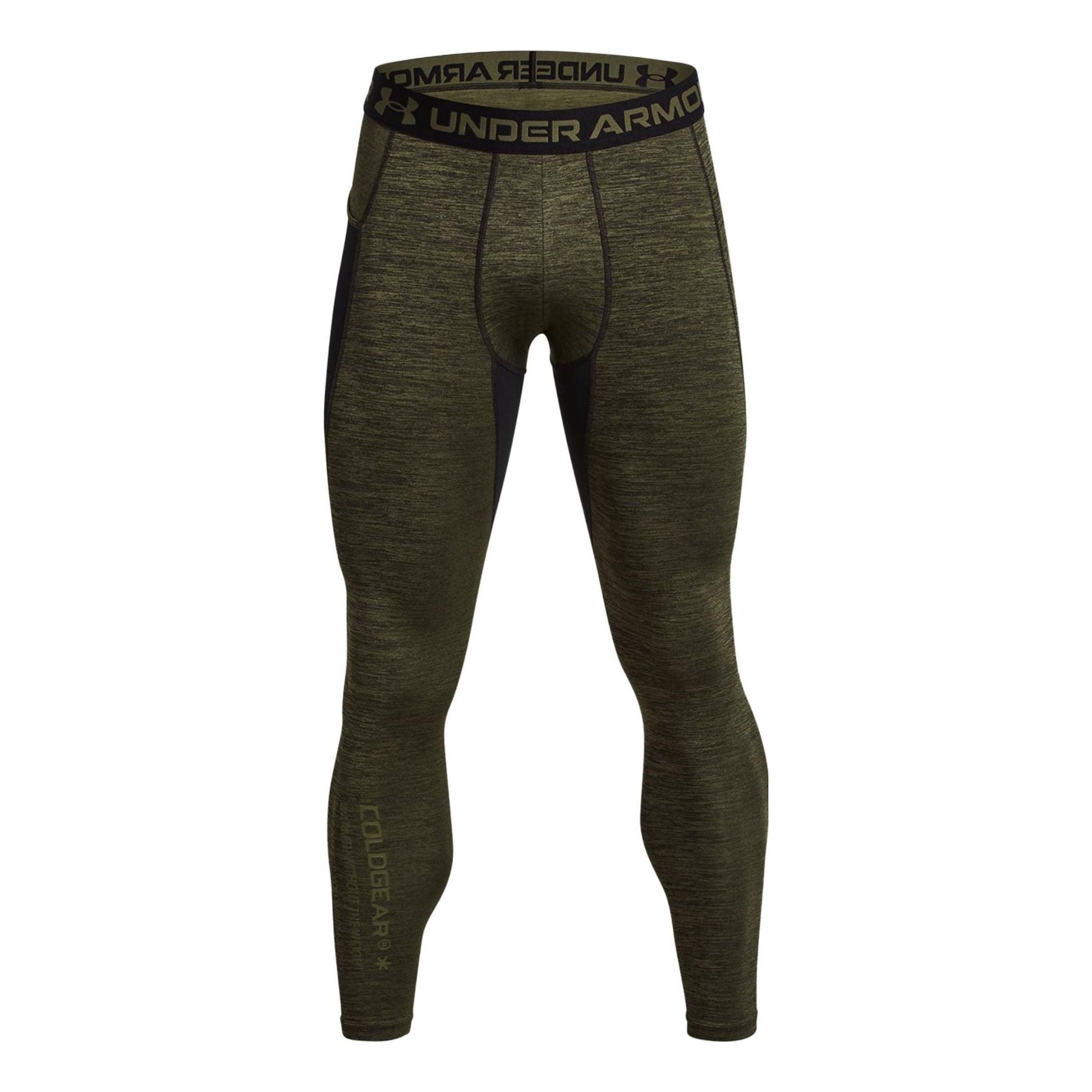 Under Armour ColdGear Twist Leggings 'Green' 1379821-390