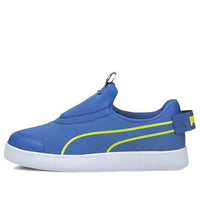 PUMA Courtflex V2 Slip On Kids' Blue 374858-02