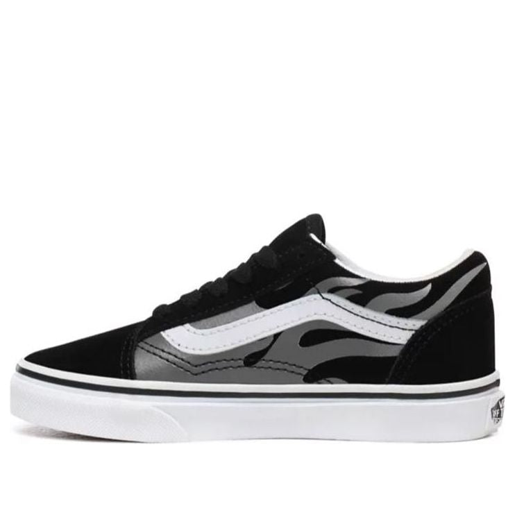Vans Suede Flame Old Skool 'Black Grey' VN0A4UHZWKJ