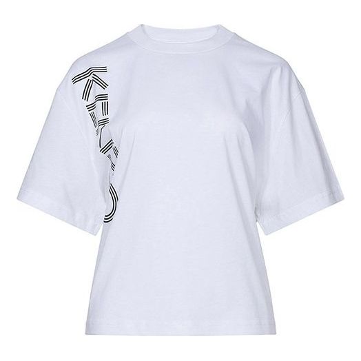 KENZO Alphabet Printing Pattern Short Sleeve White F952TS757987-01