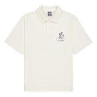 New Balance Cycling Graphic Polo Shirt Asia Sizing 'Ivory' NFE26061-IV