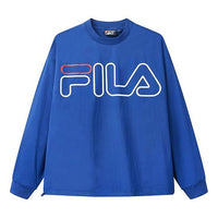 Men's FILA Woven Loose Sports Blue Tops F11M038226F-DB