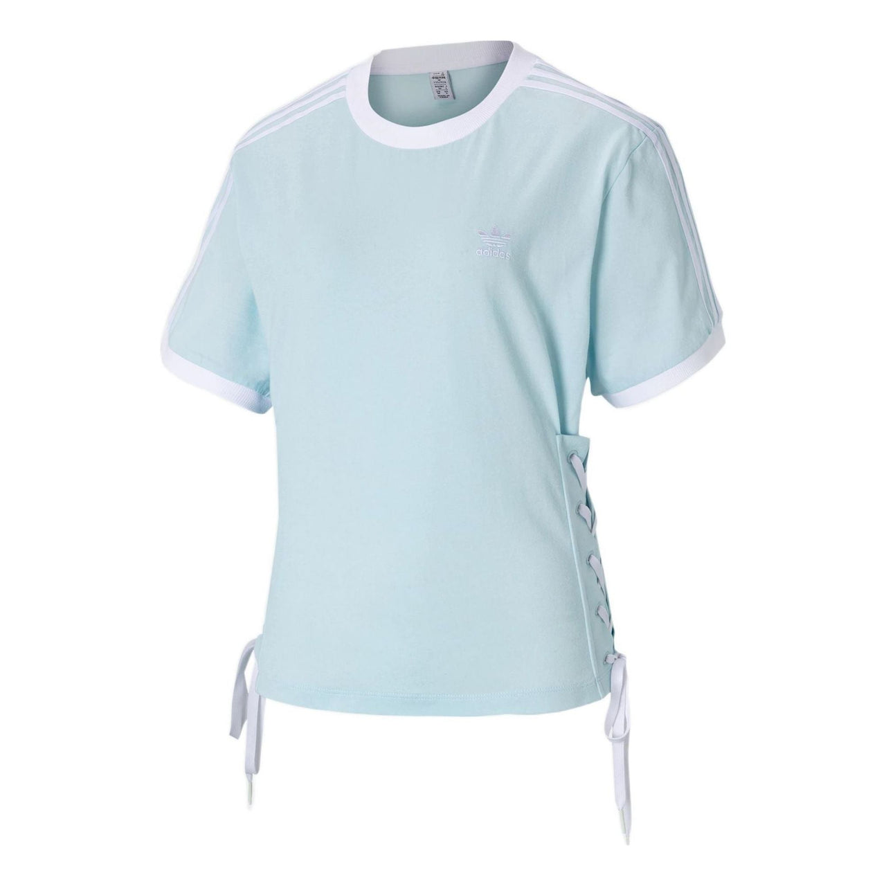 (WMNS) adidas Always Original Laced T-Shirt Asia Sizing 'Blue White' HK5063