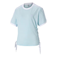 (WMNS) adidas Always Original Laced T-Shirt Asia Sizing 'Blue White' HK5063
