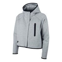 (WMNS) Nike Sportswear Tech Fleece Casual Sports Zipper Jacket Gray BV3397-063