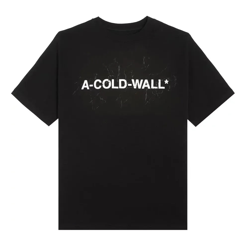 A-COLD-WALL* Knitted Logo T-shirt 'Black' ACWMTS045-BLACK