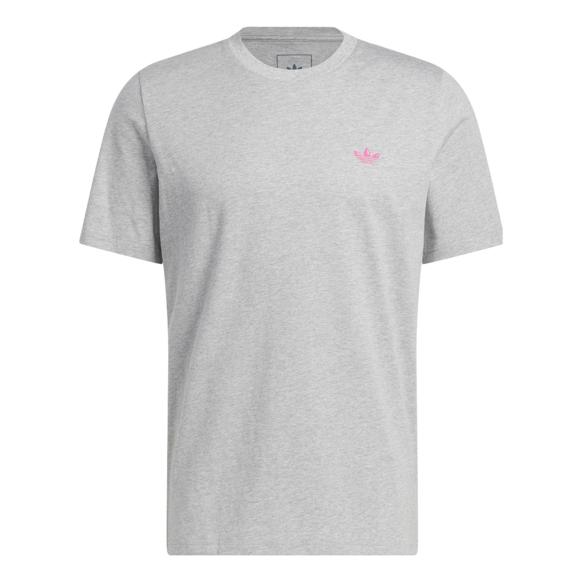 adidas Originals 4.0 Logo Tee 'Grey' HS3028