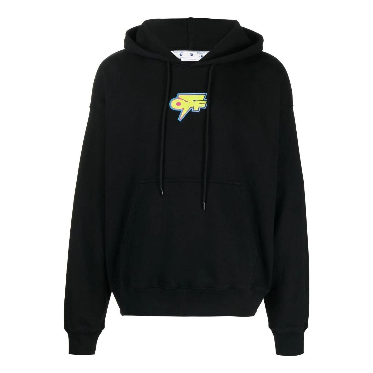 Off-White Thunder Print Skate Hoodie OMBB085F22FLE0044107