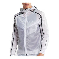 Men's Nike Colorblock Running Training Windbreaker Jacket White AQ6713-100