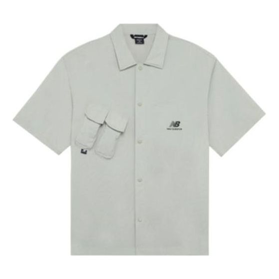 New Balance Trend Short Sleeve Shirt Asia Sizing 'Light Grey' AMJ22360-DRA