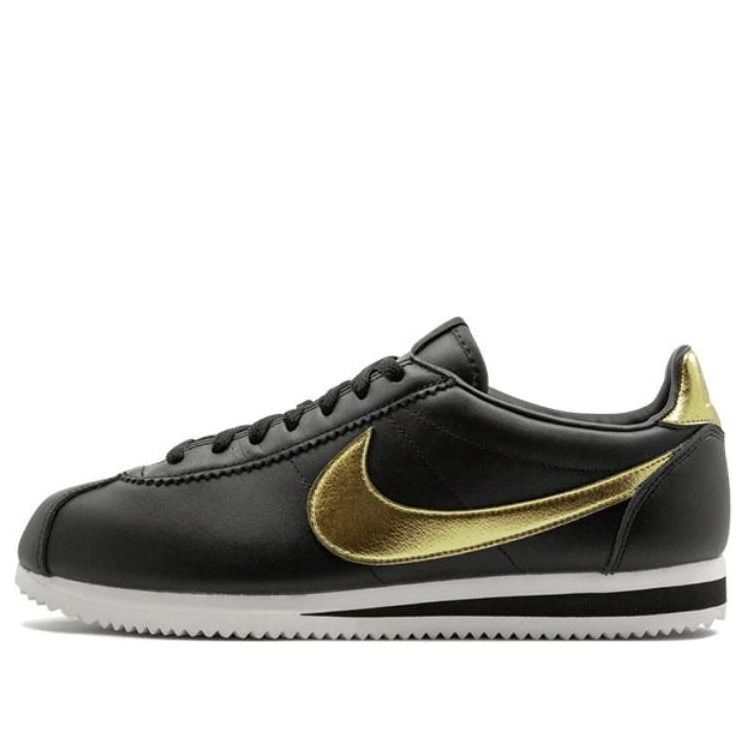 Nike Classic Cortez Premium 'Black Metallic Gold' 902801-002