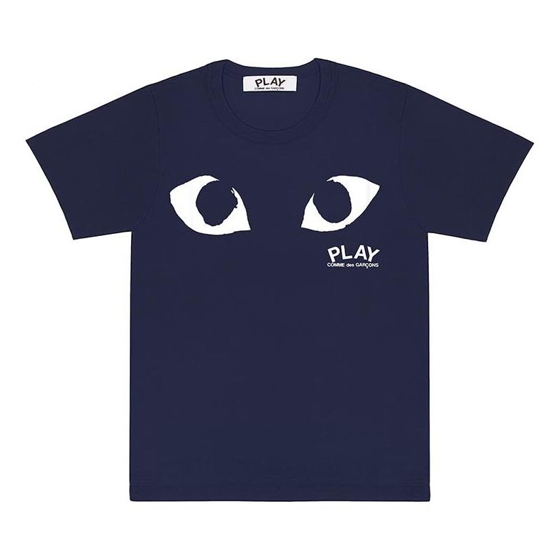 COMME des GARCONS PLAY Eye Logo Tee 'Navy' AZ-T177-051-1