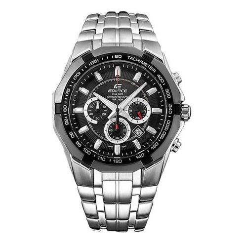 CASIO Male EDIFICE Japan / South Korea Fashion Mens SilverBlack Analog EF-540D-1AVUDF