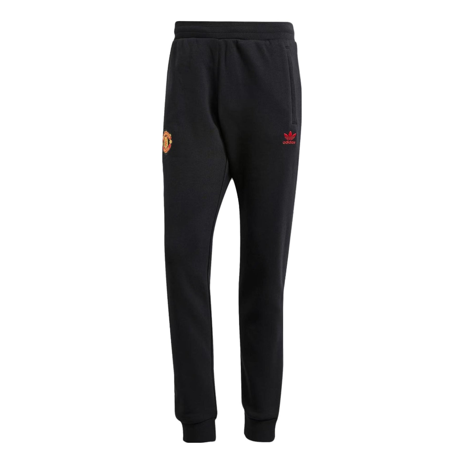 adidas Manchester United Essentials Trefoil Pants 'Black' IK8709