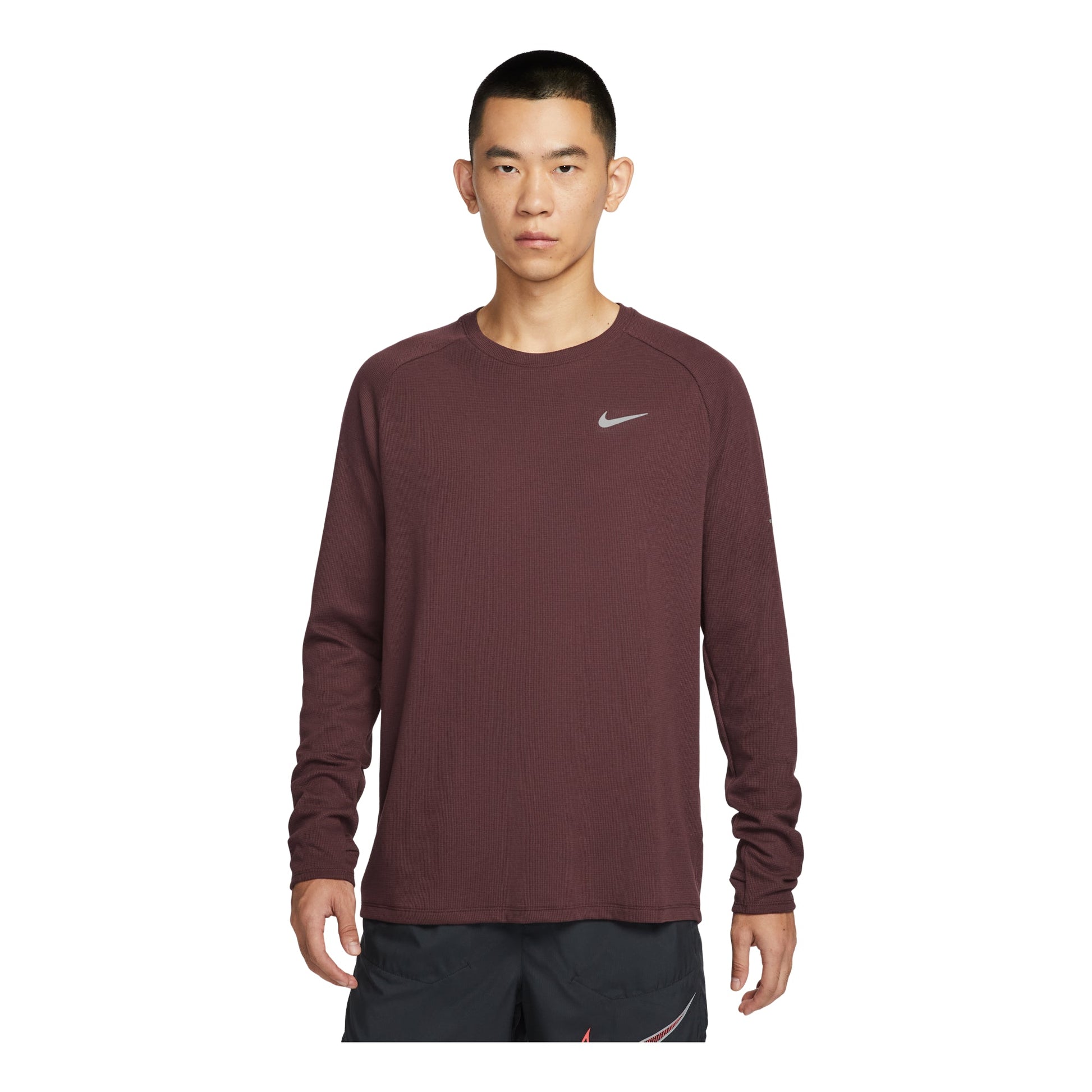 Nike Stride Dri-Fit Running Waffle Crew Neck Top 'Vivid Fuchsia' HV2706-652