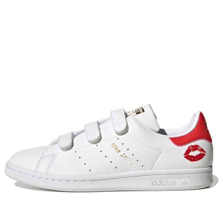 (WMNS) adidas originals Stan Smith Shoes 'White Red Lips' S42845