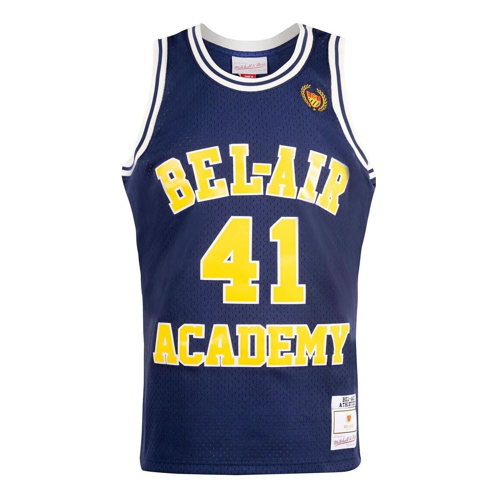 Mitchell & Ness x Bel-Air Road Jersey 'Smith 41' TMTK4804-MNNYYPPPNAVY