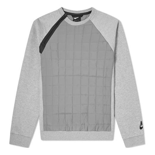 Men's Nike Sportswear Stay Warm Round Neck Gray BV3697-063