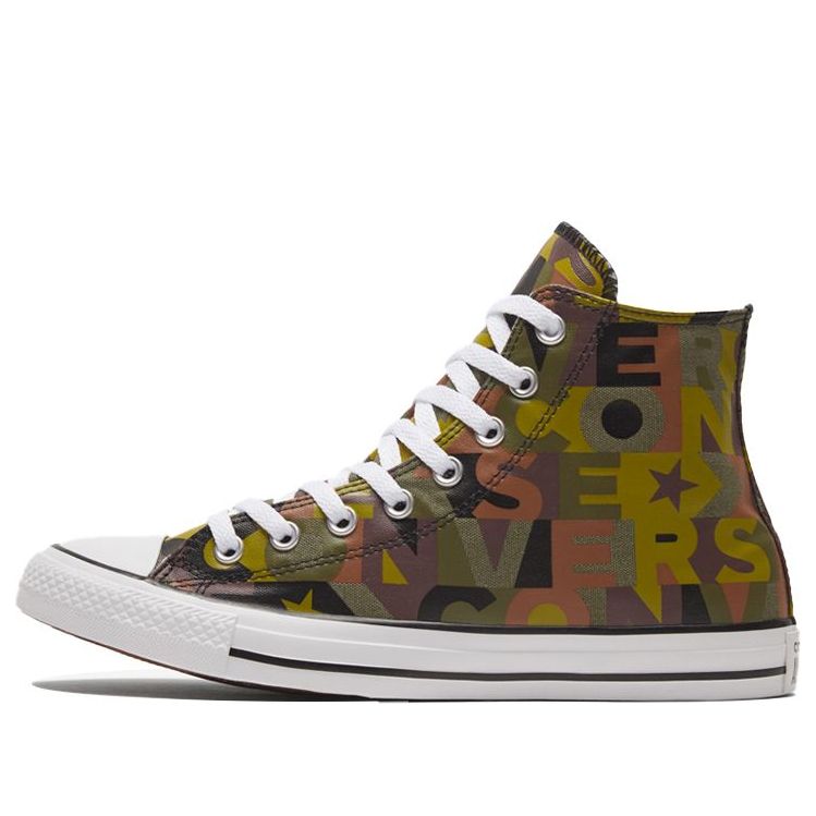 Converse Chuck Taylor All Star High Top 'Black Brown Yellow' 168713F