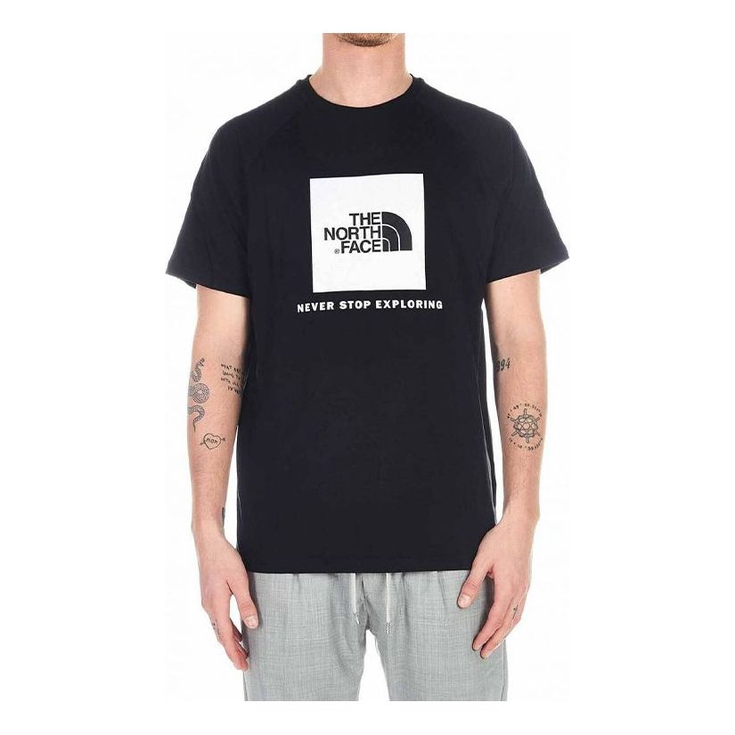 Men's THE NORTH FACE Logo Short Sleeve Black NF0A3BQO-KY41