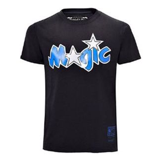 Mitchell & Ness NBA Orlando Magic Round Neck Pullover Printing Couple Style Black MN13S24-ORL-BLACK
