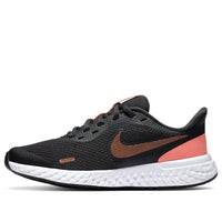 (GS) Nike Revolution 5 'Dark Smoke Grey Metallic Bronze' BQ5671-012