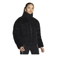 (WMNS) Nike Sportswear Essential Therma-FIT Oversize Corduroy Down Jacket 'Black' FD8214-010