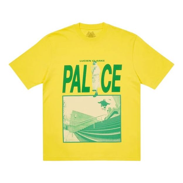 PALACE Some Kinda Skate T-Shirt Pattern Short Sleeve Unisex Yellow P20TS204