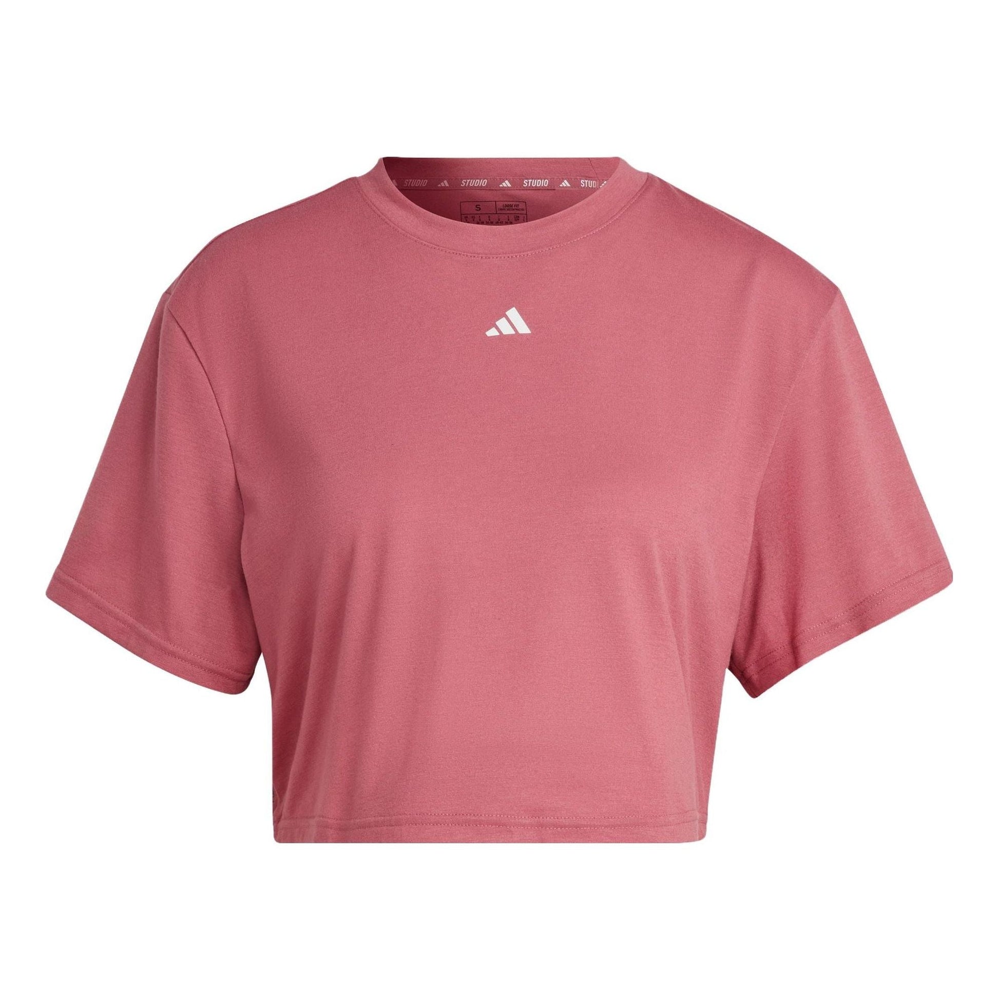 (WMNS) adidas Studio Tee 'Pink' IB8563