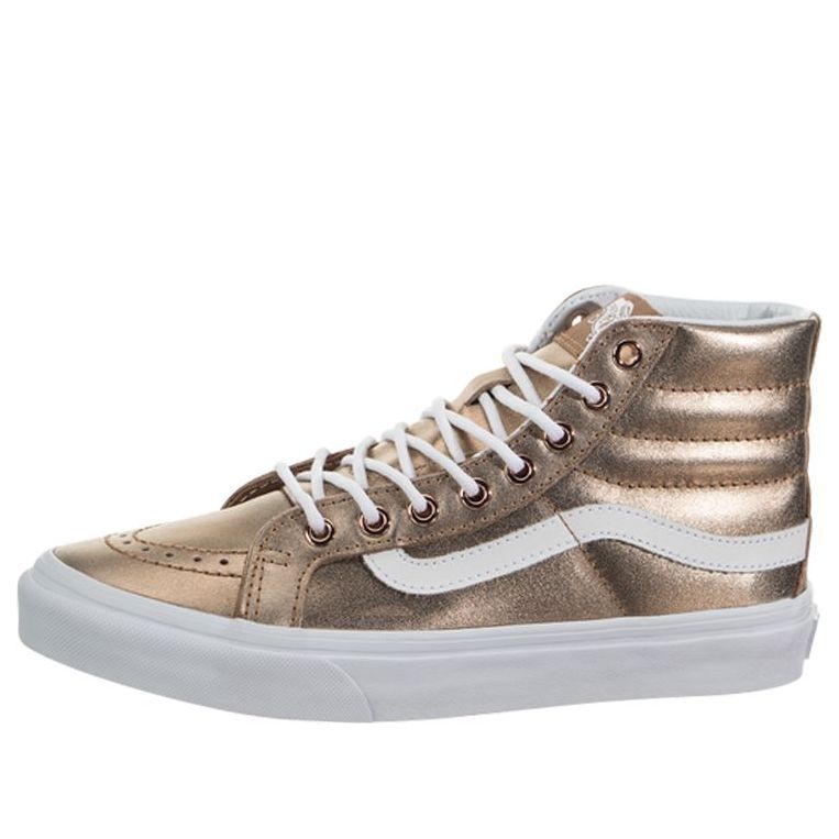 Vans SK8-HI Slim Casual Skateboarding Shoes Gold VN0A32R2LZ9