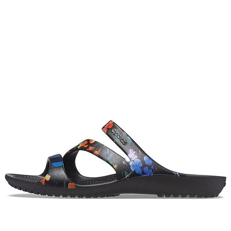 (WMNS) Crocs Kadee Casual Sandals Tie Dye Black 206894-001