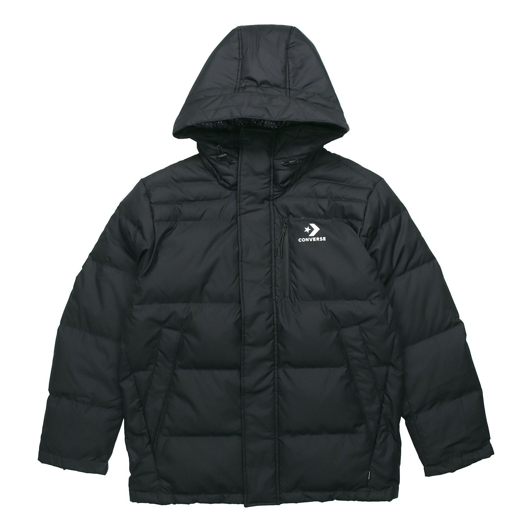 Men's Converse Outdoor With Down Feather Jacket Black 10019321-A02